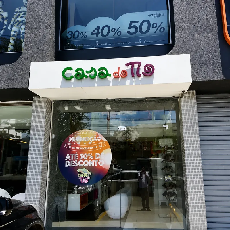 Entrada da Casa do Tio vista da rua, em Caruaru